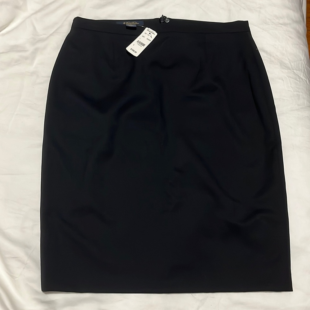 Brooks Brothers Classic Black Pencil Skirt